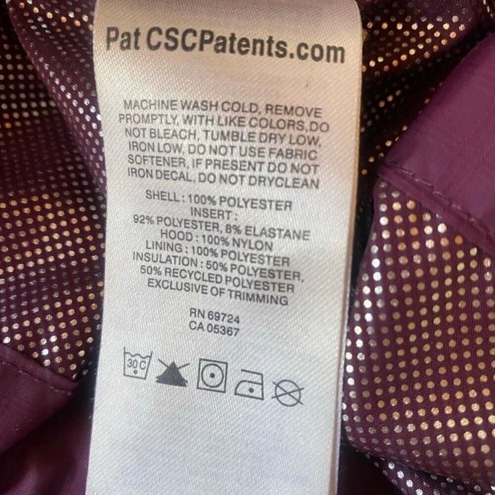 Columbia Omni-Heat Purple Lightweight Jacket Women’s M Hooded Insulated Coat - Picture 6 of 8